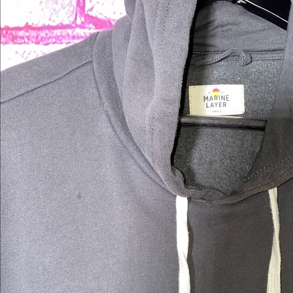 Vintage Pink Floyd Graphic Men's Hoodie Small Embroidered  Black Marine Layer - Picture 8 of 8